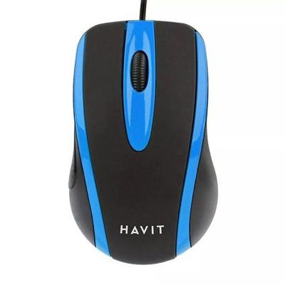 Havit HV-MS753 universele muis (zwart/blauw)