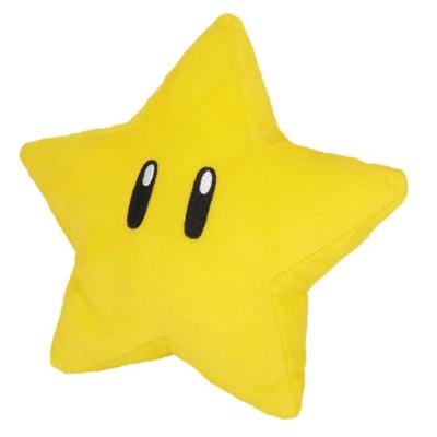 Mario Super Star pluchen knuffel - 18 cm