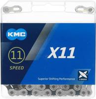 KMC x11 fietsketting 114 schakels zilver/zwart - thumbnail