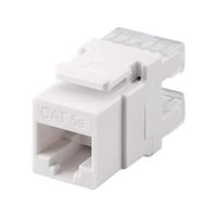 Goobay 95738 Keystone-module RJ45 CAT 5e, UTP, klemlijst voor LSA montage (zonder gereedschap) - thumbnail