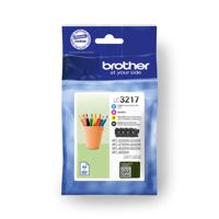 Brother Inktcartridge LC3217 Origineel Combipack Zwart, Cyaan, Magenta, Geel LC3217VAL - thumbnail