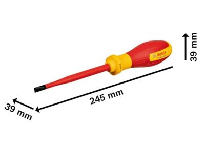 Bosch Professional 1600A02NC4 VDE Platte schroevendraaier Bosch Professional 1600A02NC4 VDE Platte schroevendraaier