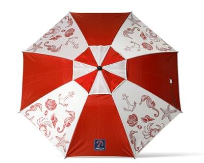 Strandparasol Rood Ø 200 cm SPF50+ Navy Strandparasol Rood Ø 200 cm SPF50+ Navy