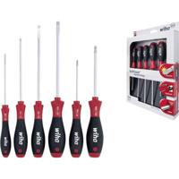 Wiha schroevendraaierset softfinish 7153 (zwart/rood) - thumbnail