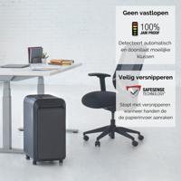 Papiervernietiger fellowes lx220 2x12mm zwart - thumbnail