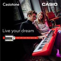 Casio CT-S200 MIDI toetsenbord 61 toetsen USB Rood, Wit - thumbnail