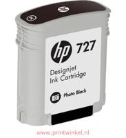 Inktcartridge hp f9j79a 727 foto zwart - thumbnail
