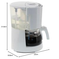 MELITTA 1017-03 Enjoy Top Glass koffiezetapparaat Wit / geborsteld staal 1017-03 - thumbnail
