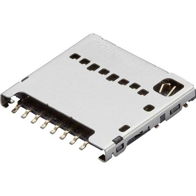 Molex 1040310811 Kaartlezer Totaal aantal polen: 8 Rastermaat: 1.1 mm Inhoud: 1 stuk(s) Tape on Full reel