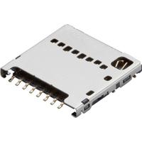 Molex 1040310811 Kaartlezer Totaal aantal polen: 8 Rastermaat: 1.1 mm Inhoud: 1 stuk(s) Tape on Full reel - thumbnail