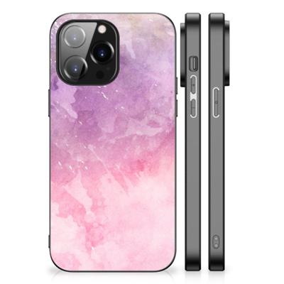 Kleurrijke Telefoonhoesje iPhone 14 Pro Max Pink Purple Paint