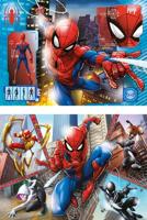Clementoni supercolor puzzel spiderman 2x60 stukjes - thumbnail