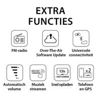 Cardo Spirit HD Duo motorfietsintercom 2 kanalen 600 m Zwart - thumbnail