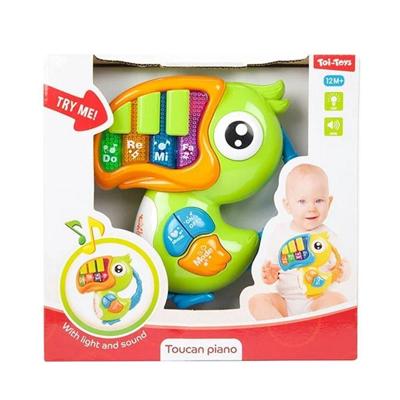 Toi-Toys Little stars baby piano met muziek toekan met licht en geluid