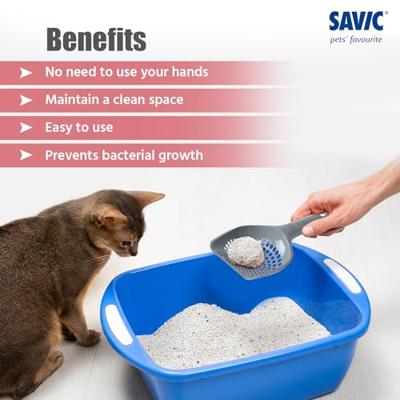 SAVIC Micro kattenbakschep - 22,5x11,5x4,5 cm