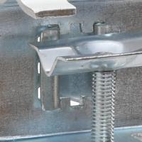 VidaXL Parasolklemmen voor balkon 2 st 32 mm gegalvaniseerd staal - thumbnail