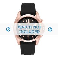 Michael Kors horlogeband MK8559 Rubber Zwart 24mm - thumbnail