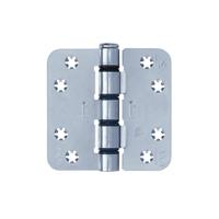 AXA Scharnier Smart Easyfix met ronde hoek 89x89x3 Staal - thumbnail