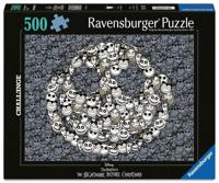 The Nightmare Before Christmas Challenge Jigsaw Puzzle King of Fright (500 pieces) - thumbnail