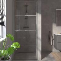 Saqu Devine industriële draaideur met omkeerbare draairichting 90x210cm geborsteld grijs - thumbnail