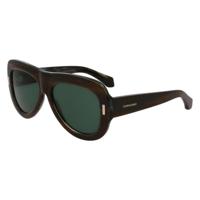 FERRAGAMO SF2029SE bril, dames, gestreept, bruin/groen, eenheidsmaat - thumbnail