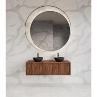 Onderkast Gliss Design Heronimus 120x45x35 cm Met Topplaat Walnut - thumbnail