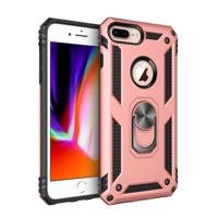 Sergeant Armor schokbestendig TPU + PC beschermende case voor de iPhone 7/8 plus met 360 graden rotatie houder (Rose goud) - thumbnail