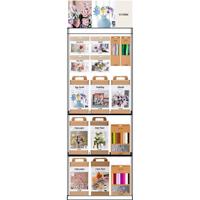 Creativ Company Vloerdisplay, ongemonteerd, categorie, bloemenmix, volwassene, h: 1580 mm, l: 600 mm, b: 400 mm, 99 eenh./ 1 stuk - thumbnail