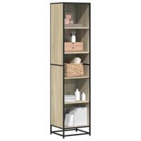 Boekenkast 40x35x170,5 cm bewerkt hout sonoma eikenkleurig - thumbnail