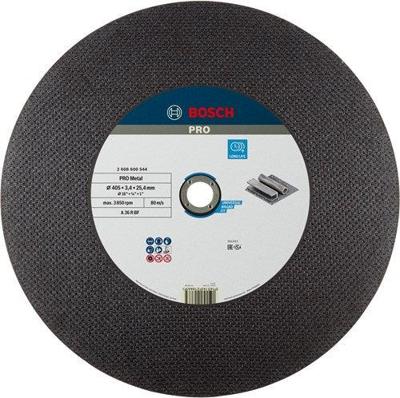 Bosch Accessories 2608600544 2608600544 Doorslijpschijf recht 400 mm 1 stuk(s) Staal Bosch Accessories 2608600544 2608600544 Doorslijpschijf recht 400 mm 1 stuk(s) Staal