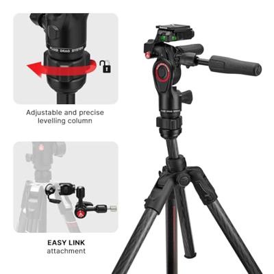 Manfrotto Befree GT PRO 3-Way carbon tripod