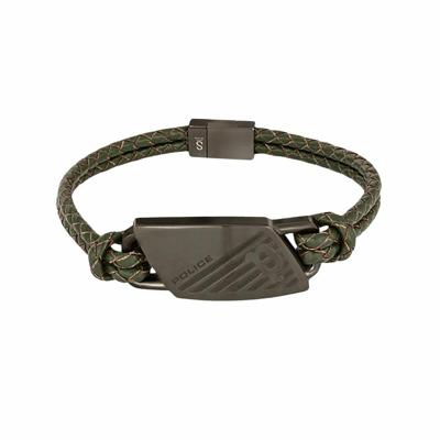 Police PJ26559BLU.03 Leer 19 cm Heren armband