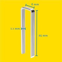 Rapid niet vz 606/25mm PP Box (3600st) - thumbnail