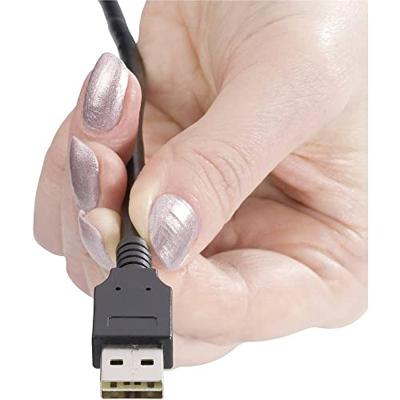 Renkforce USB-kabel USB 2.0 USB-A stekker, USB-A bus 1.80 m Zwart Stekker past op beide manieren, Vergulde steekcontacten RF-4096113 - thumbnail