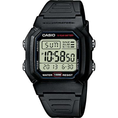 CASIO Retro Vintage W-800H-1A Unisex Horloge 37mm WR 100mt