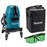 Makita SK10GDZ Accu Kruislijnlaser Groen 12V Max Basic Body met Tas - thumbnail