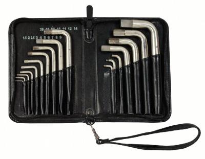 KS Tools 965.2004 Inbus Haakse schroevendraaierset 1.5 mm, 2 mm, 3 mm, 4 mm, 5 mm, 6 mm, 7 mm, 8 mm, 9 mm, 10 mm, 11 mm, 12 mm, 14 mm 17-delig