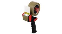tesa Tapedispenser Blauw, Rood Rolbreedte (max.): 50 mm Rollengte (max.) 66 m Met reminrichting, Mes verwisselbaar - thumbnail