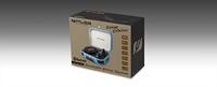 Muse MT-201 BTB Retro platenspeler met Bluetooth, ingebouwde stereoluidsprekers en USB (RCA-uitgang, AUX-ingang, hoofdtelefoonaansluiting), blauw - thumbnail