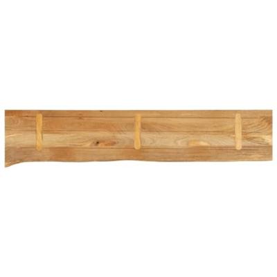 Tafelblad met natuurlijke rand 140x40x3,8 cm massief mangohout