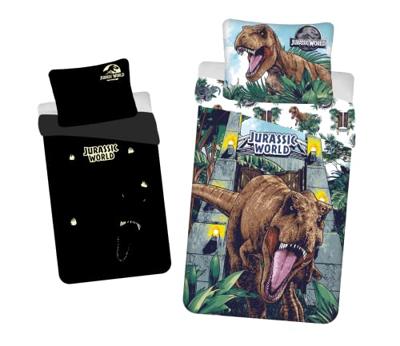 Jurassic World Dekbedovertrek Roar Glow in the dark 140 x 200 cm
