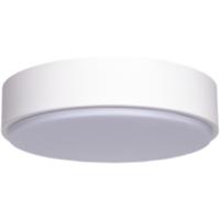 LED Plafondlamp - Aigi Santi - Opbouw Rond 12W - Helder/Koud Wit 6500K - Mat Wit Aluminium - thumbnail