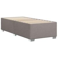 Bedframe zonder matras 90x190 cm stof taupe - thumbnail