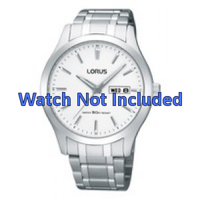 Lorus horlogeband VX43-X074 Staal Zilver 20mm - thumbnail