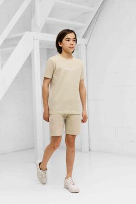 Ballin Amsterdam Waffle Embroidery Zomerset Kids Beige - Maat 128 - Kleur: Beige | Soccerfanshop