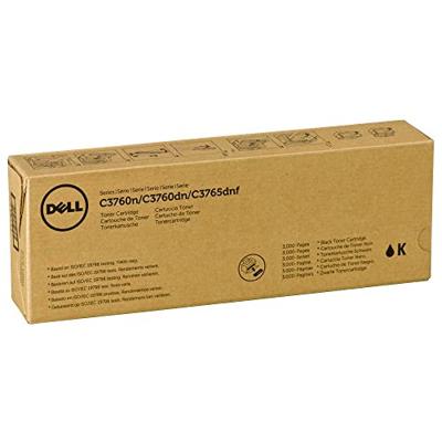 Zwart - origineel - tonercartridge - voor Dell C3760dn, C3760n, C3765dnf