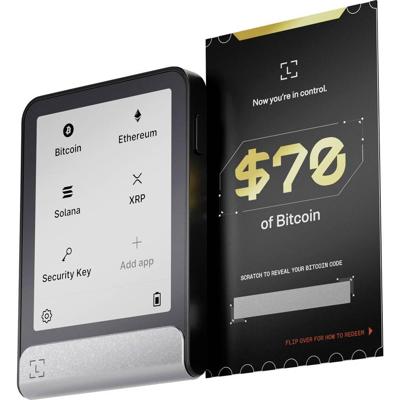 Ledger Flex Crypto Hardware Wallet 70$ Bitcoin FLEX-CRYPTO-STARTER-KIT-MAIN Hardware wallet 1 stuk(s) Ledger Flex Crypto Hardware Wallet 70$ Bitcoin FLEX-CRYPTO-STARTER-KIT-MAIN Hardware wallet 1 stuk(s)