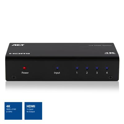 ACT 4 poorts HDMI splitter tot 5m