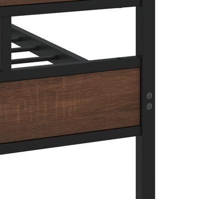Bedframe met hoofdbord en voetbord zonder matras 107x203 cm