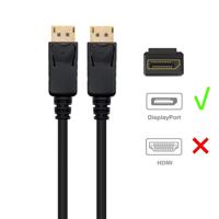 DisplayPort kabel Ewent EC1406 Zwart 2 m - thumbnail